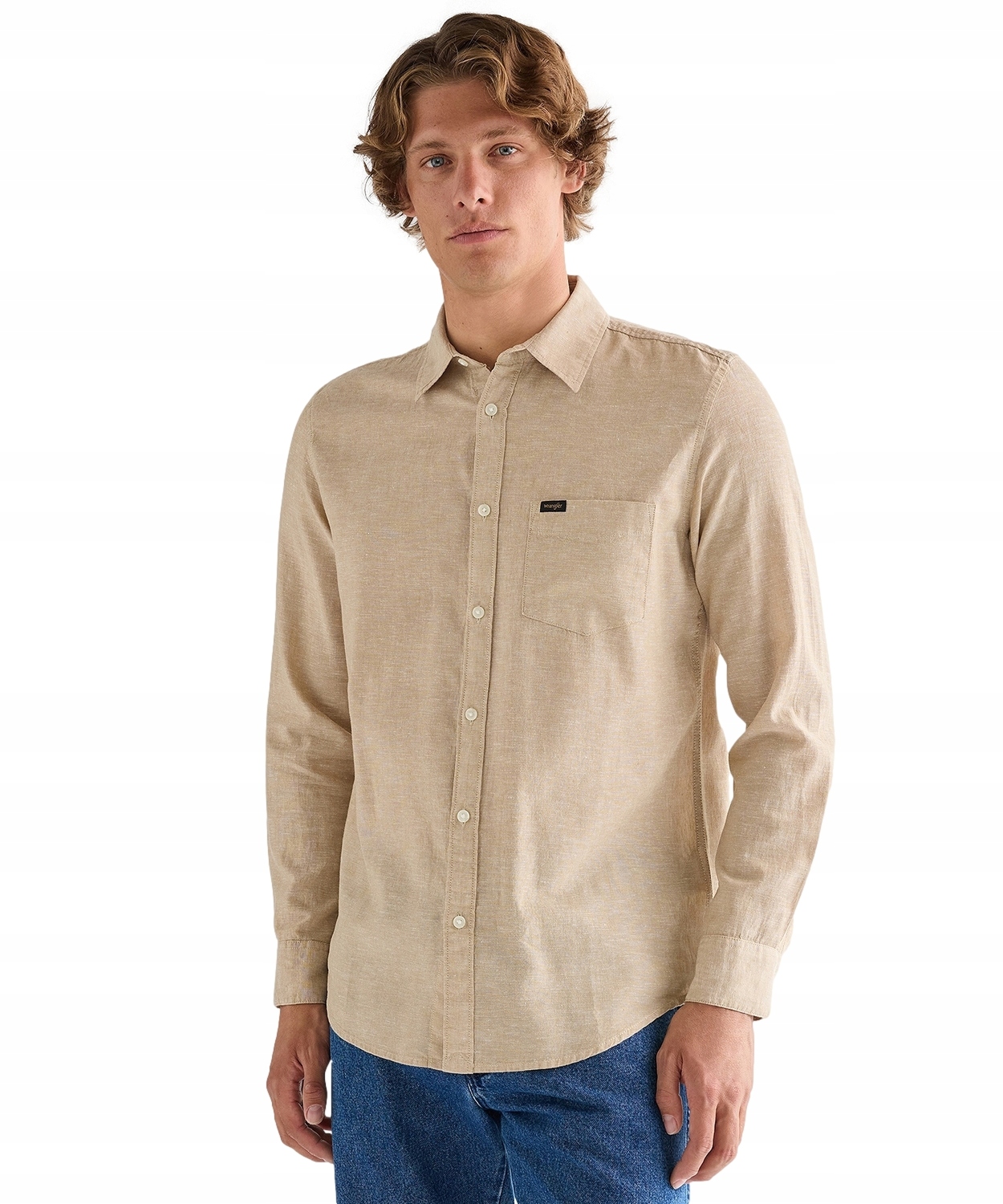 Košile Wrangler 1 Pkt Shirt 112378040 Kelp XL