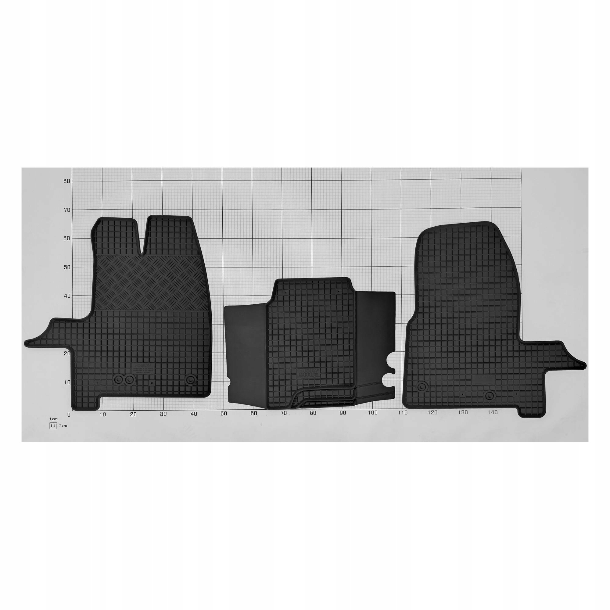 Zestaw dywaników do Ford Transit Custom od 2018 Manual | 9 miejsc L2 Waga produktu z opakowaniem jednostkowym 8 kg