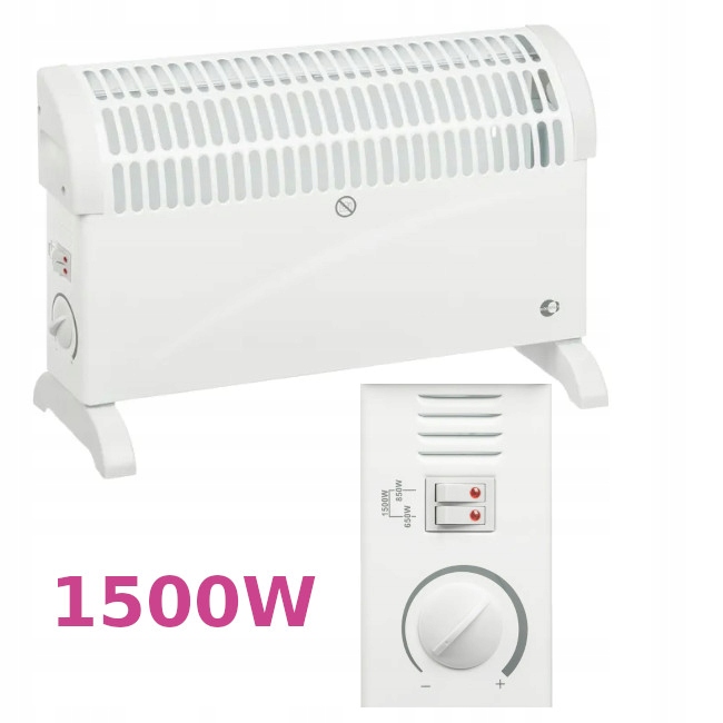 Konvektor 1500 W, bílý