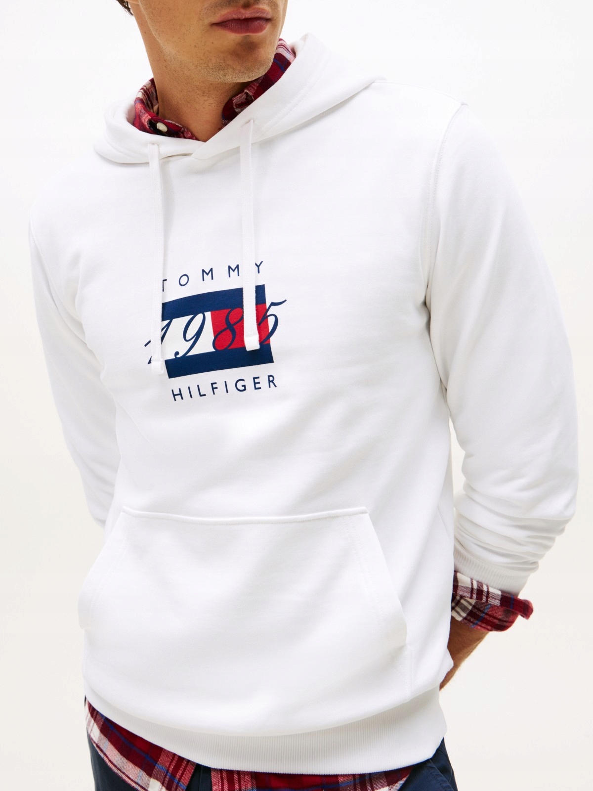 Pánská mikina Tommy Hilfiger Linear Flag Graphic Hoodie