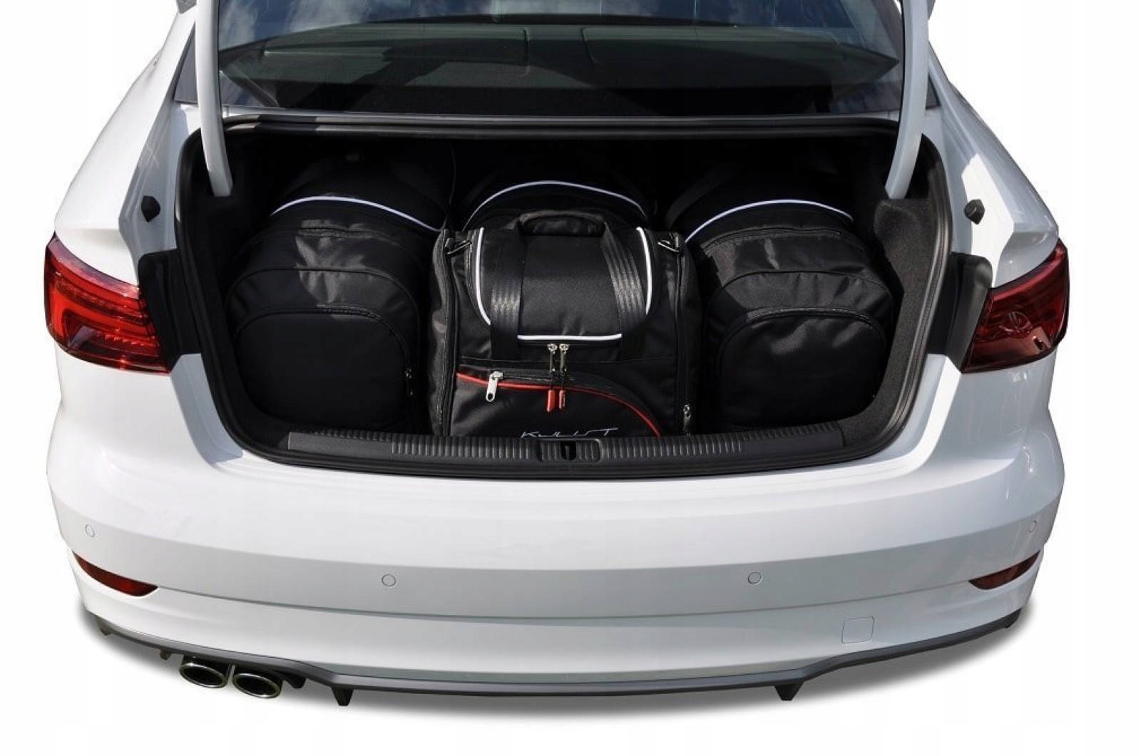 J&j Automotive Sada 4ks cestovných tašiek Sport pre Audi A3 Limousine 2013
