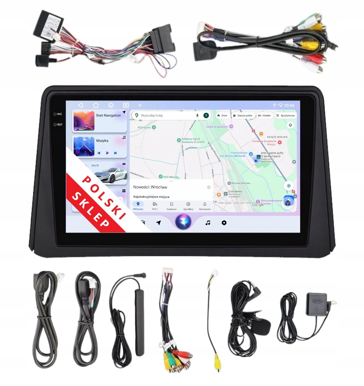 Rádio 2DIN Navigace Android Opel Mokka 1 I Dsp Carplay 6/128 Gb Lte