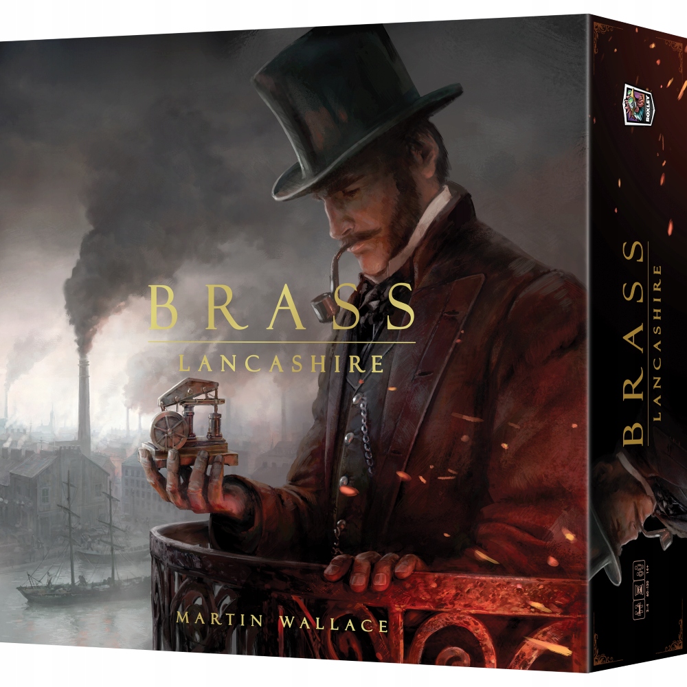 Gra Planszowa Brass: Lancashire Deluxe Wersja Polska, Wydawca Rebel