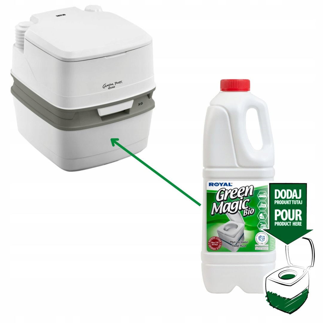 Płyn do toalet Green Magic Bio - 2 l