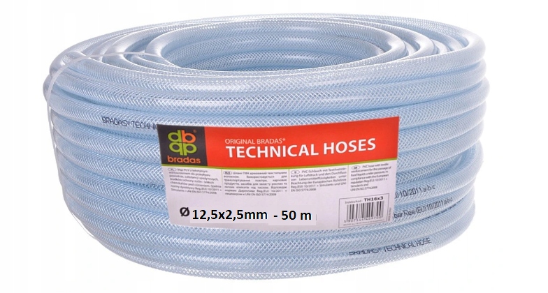

Wąż Techniczny Wzmacniany Pvc 1/2'' 12,5x2,5mm 1mb