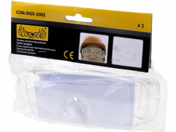 Okulary ochronne nakładane przeciwodpryskowe /1002 Typ przeciwodpryskowe