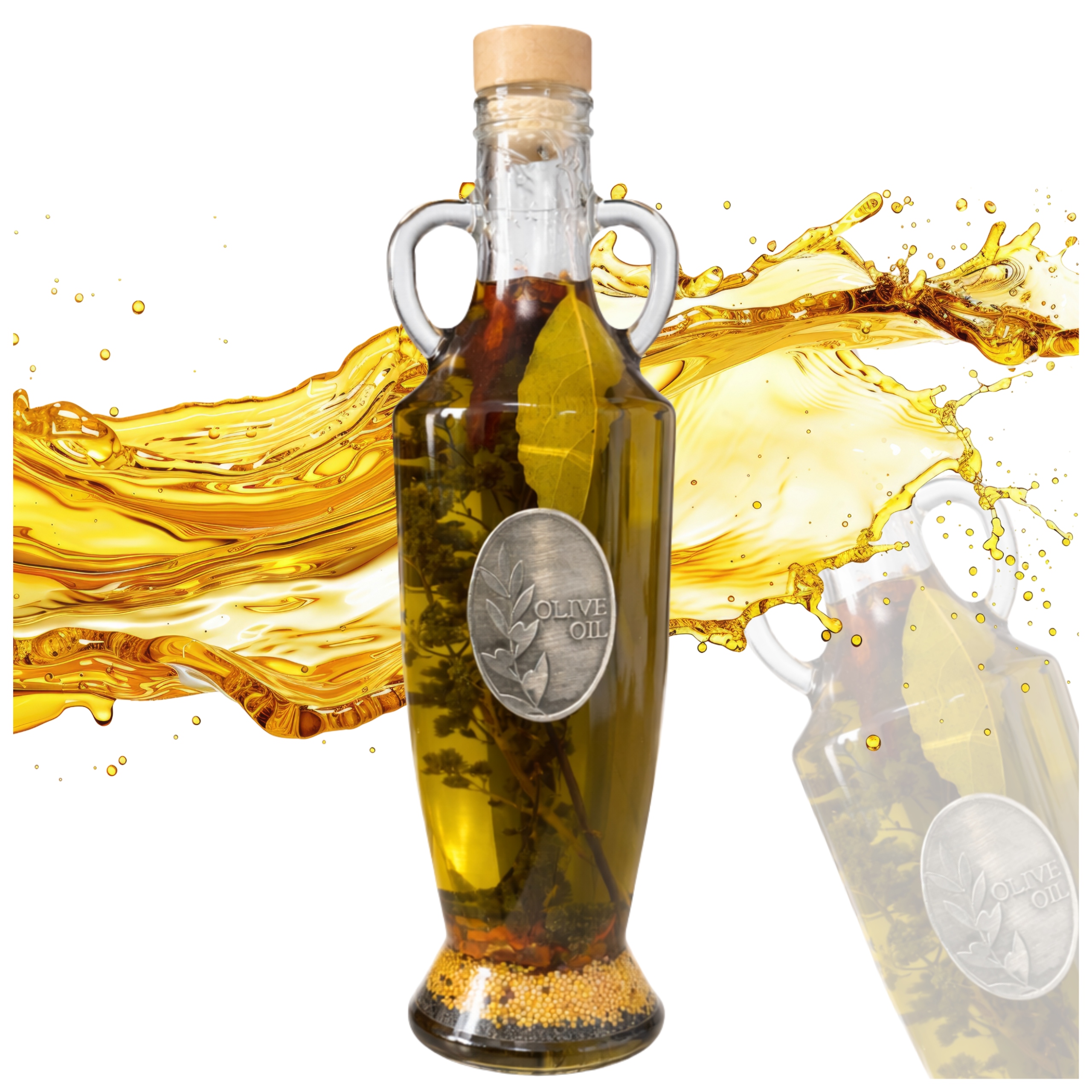 Levně Extra Panenský Řecký Olivový Olej 500 ML Penelope S Bylinkami A Kořením