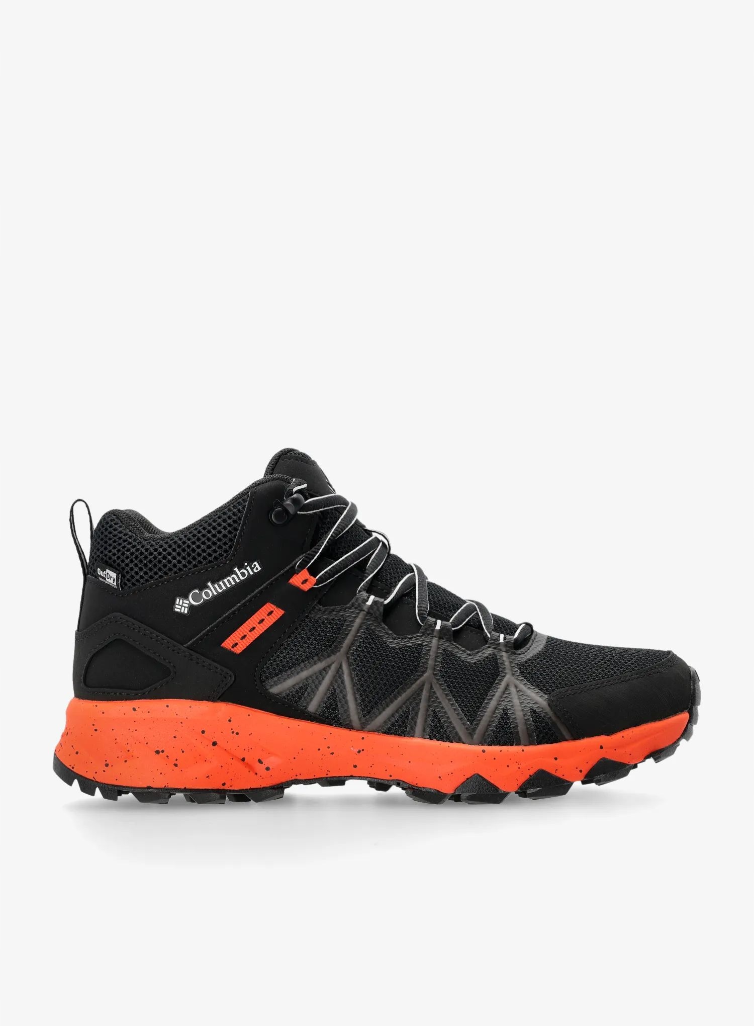 Turistické boty Columbia Peakfreak II Mid Outdry black/red quartz (41)