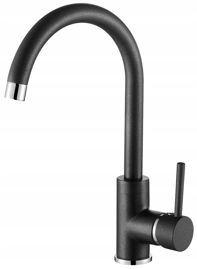 Páková kuchynská vodovodná batéria Concept BDG3334bc granit Čierna