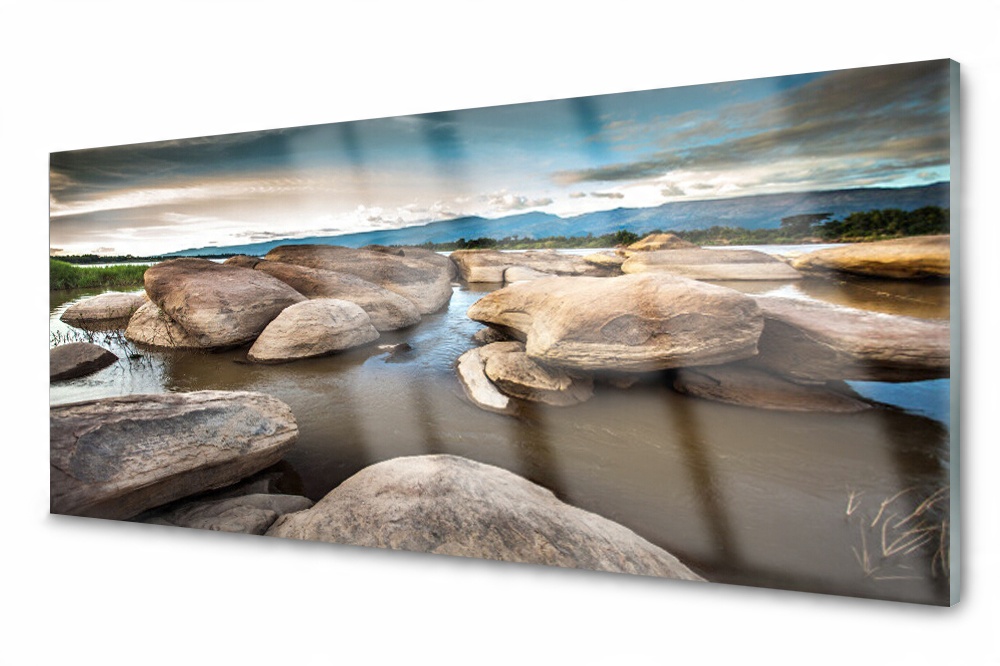 

Panel szklany do kuchni Skała 125x50