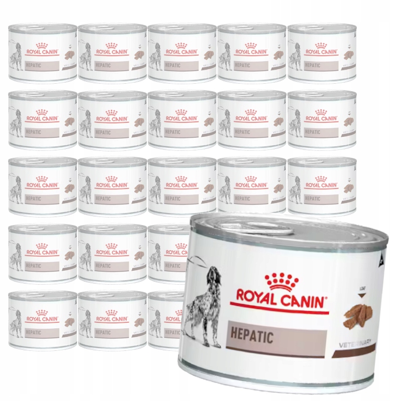 Levně Royal Canin Veterinary Vhn Dog Hepatic 24x200g Vlhké Krmivo Paštika pro psa