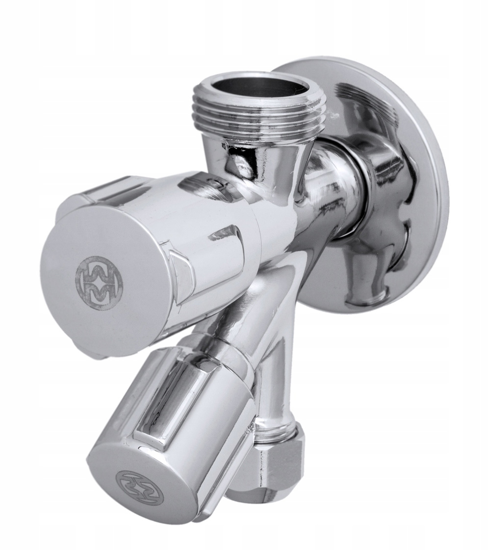 

Zawór Kątowy Kombinowany 1/2x3/4x3/8 Podwójny