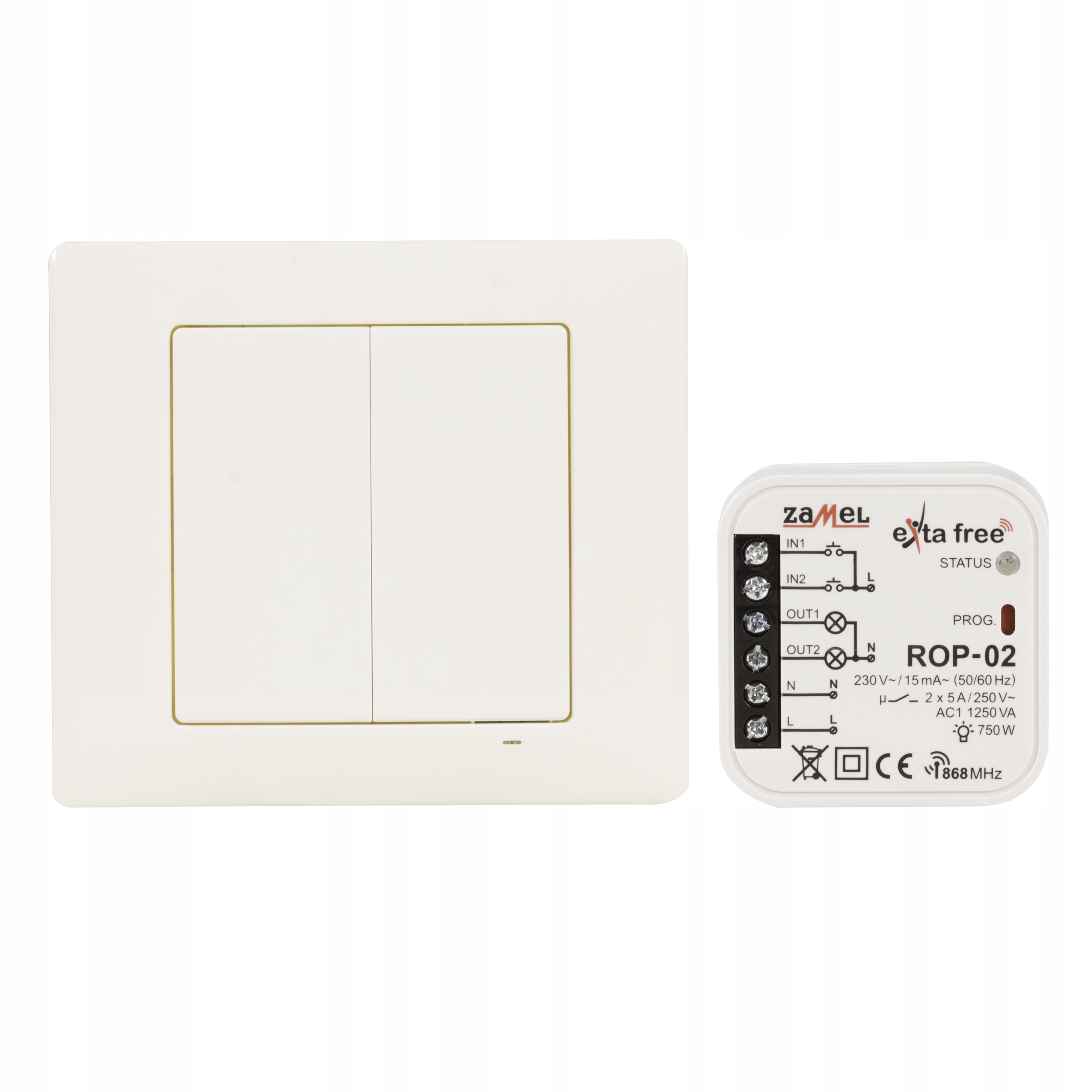 Zestaw sterowania bezprzewodowego RZB-04 ZAMEL inteligentny dom