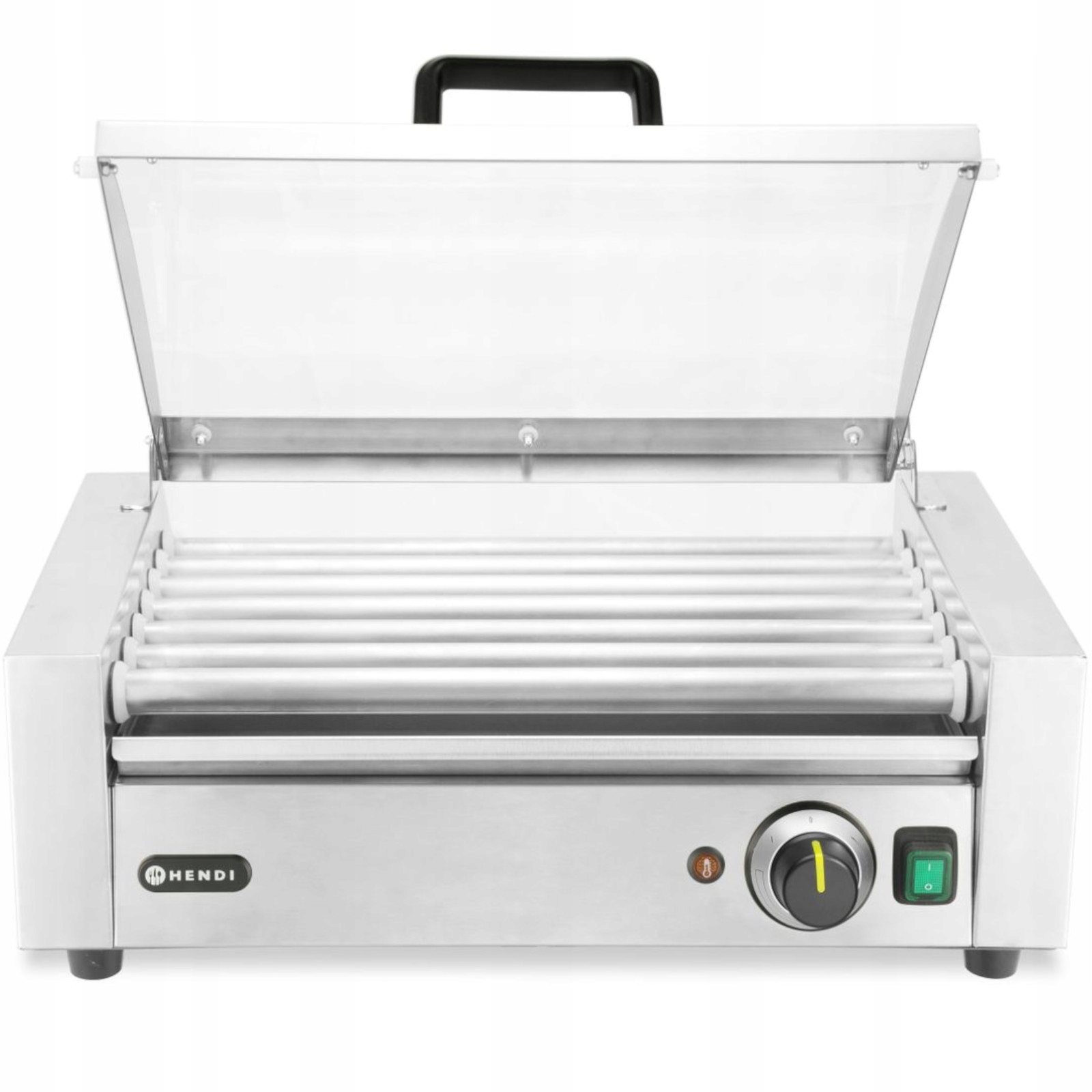 Rolovací Ohřívač Pro Párky Hot-dogů S Víkem, 7 Rolí, 45 CM, 620 W