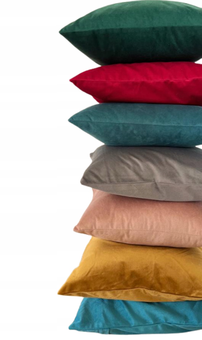 Poszewki dekoracyjne na poduszki, jaśki - różne kolory, 60 x 60 cm welur Kod producenta 0002