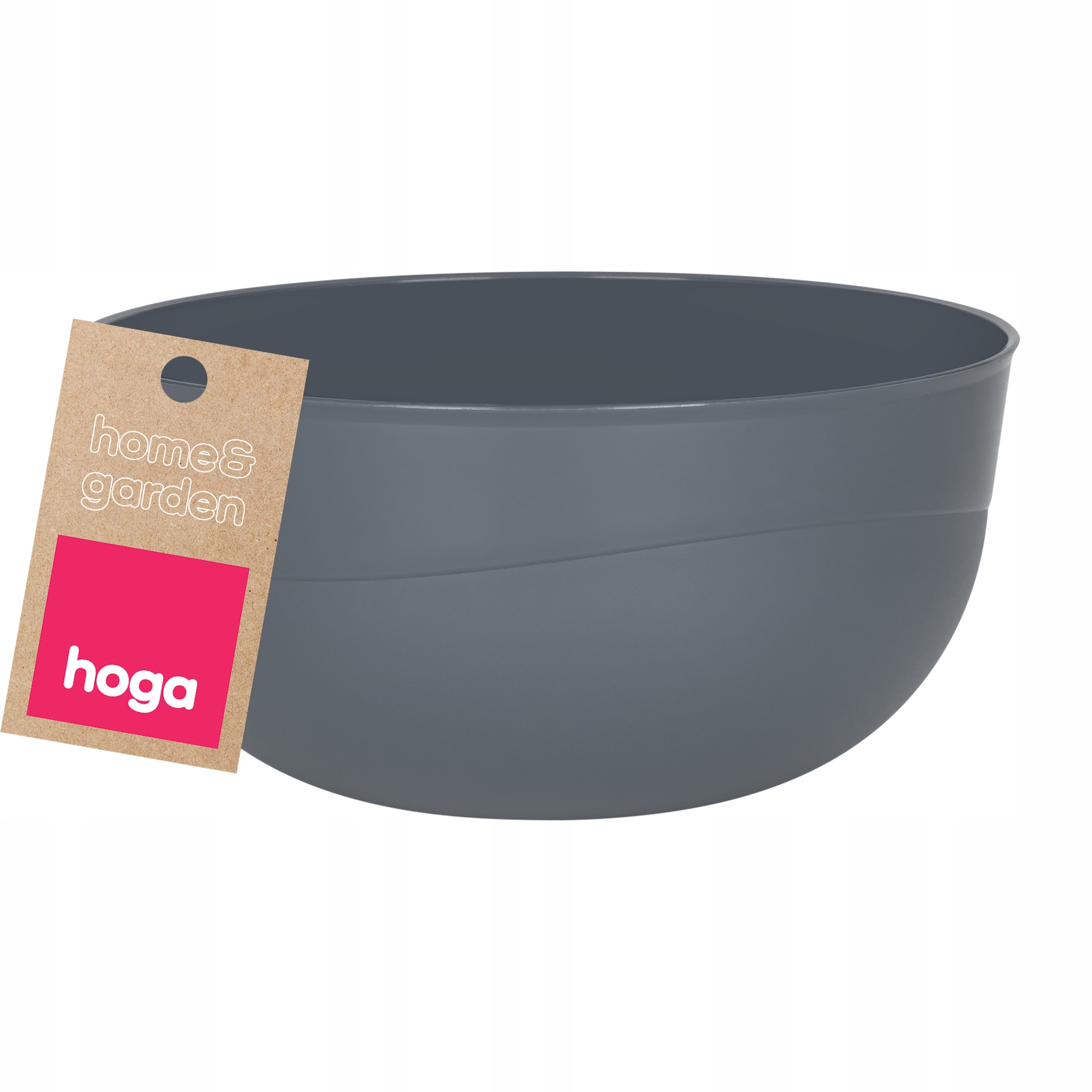 MISECZKA MISKA KUCHENNA PLASTIKOWA DO ŻYWNOŚCI NIETŁUKĄCA 0,7L 14CM C SZARA