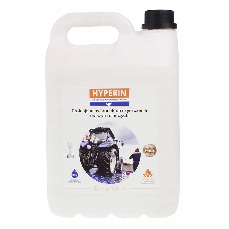 Čistiaci prípravok s leskom-Hyperin Agri 5 Kg HYPAGRI5