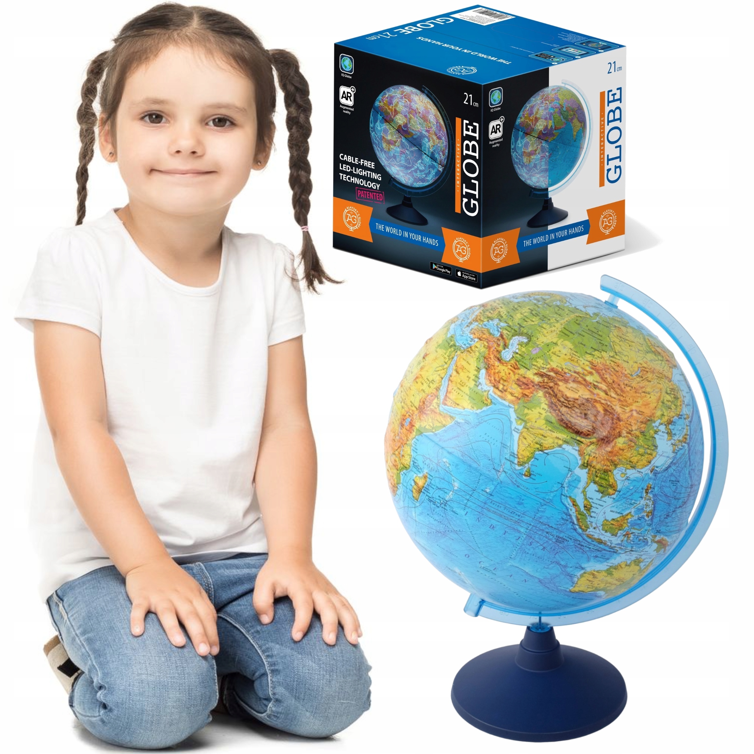 

Interaktywny Globus Z Aplikacją Alaysys 21 cm Pl