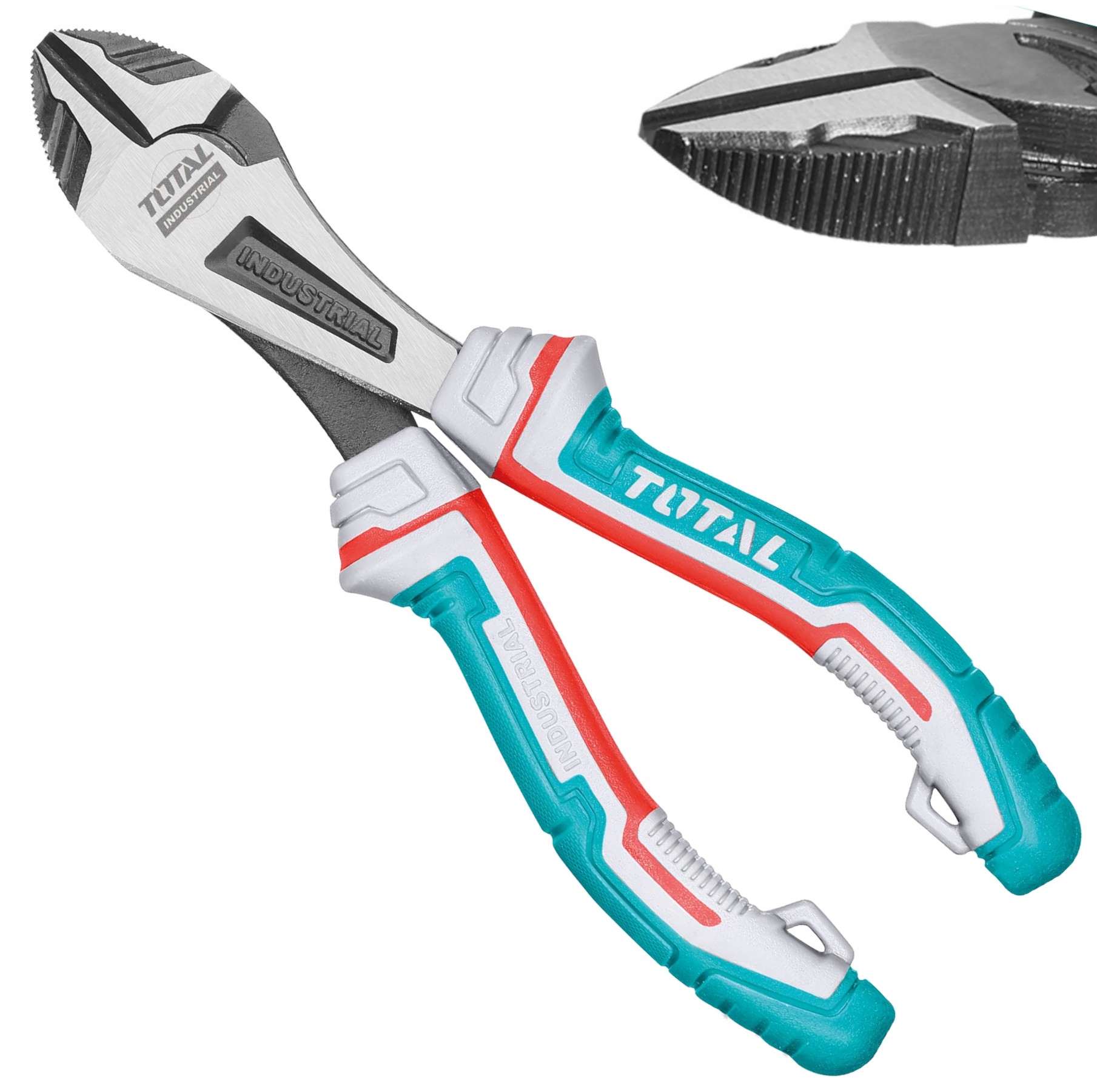 Боковые режущие плоскогубцы 200 мм TOTAL 30% INDUSTRIAL