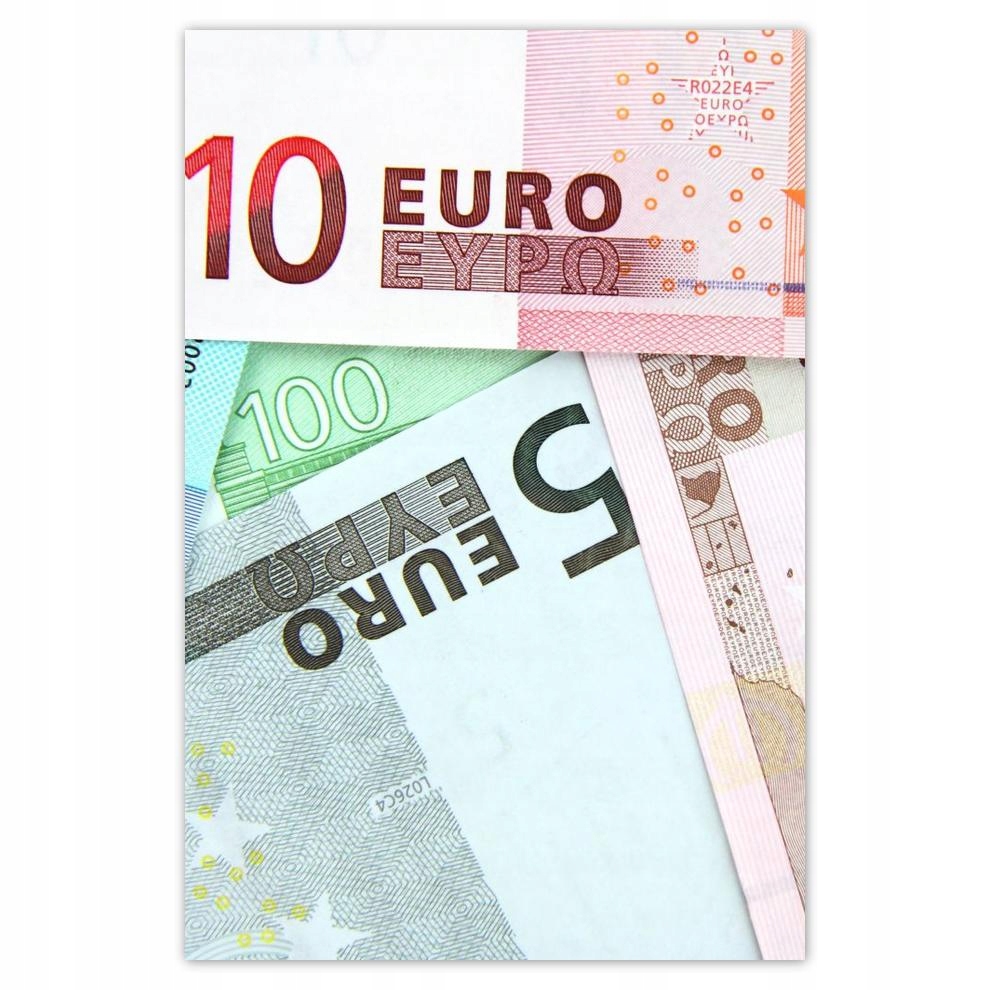 

Plakat 40x60 Banknoty Euro Forsa Kasa
