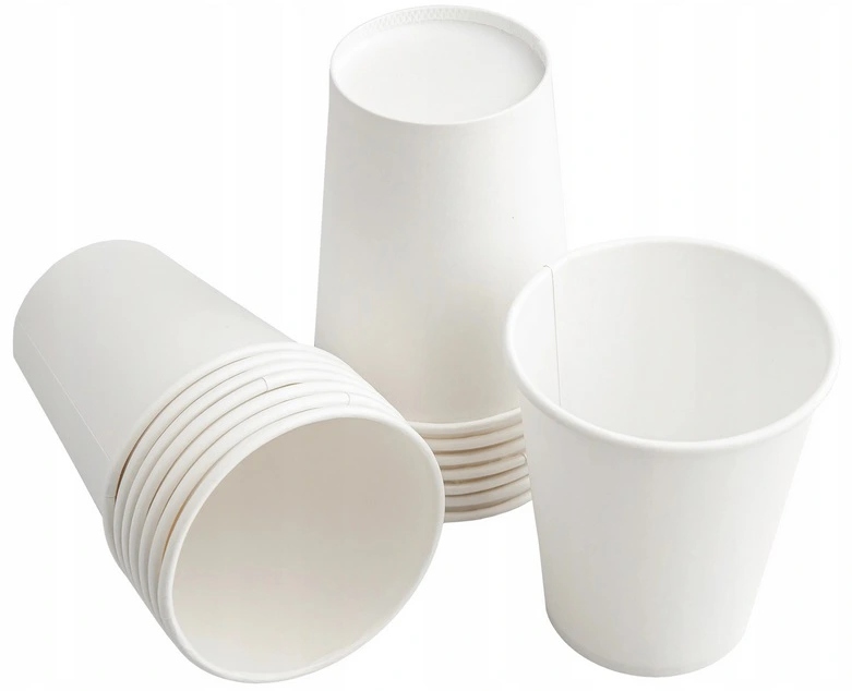 Kubeczki Papierowe Białe Bio EKO Kompostowalne Grill Urodziny 250ml 20szt.