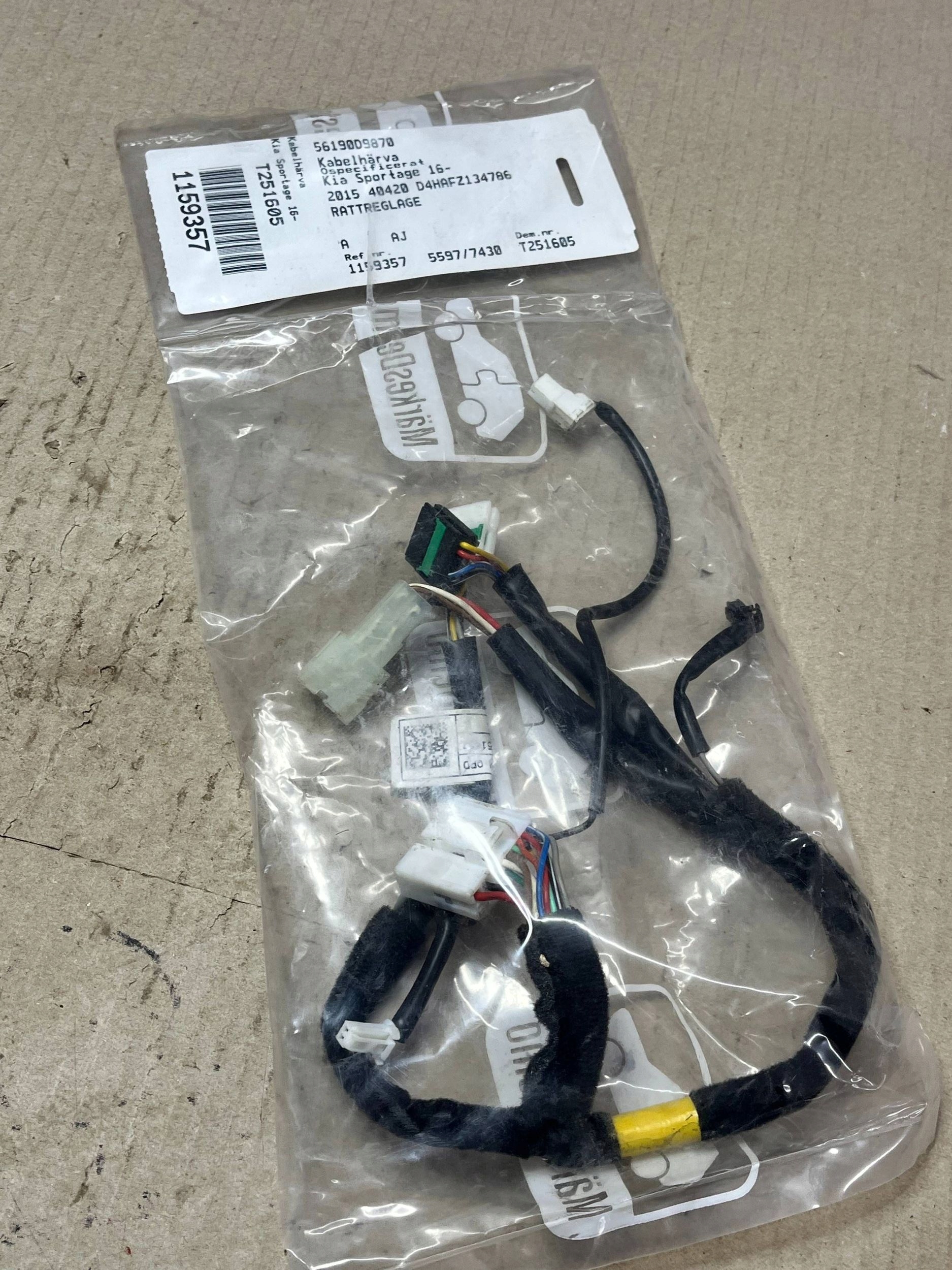Câblage Électrique Volant KIA Sportage 56190D9870