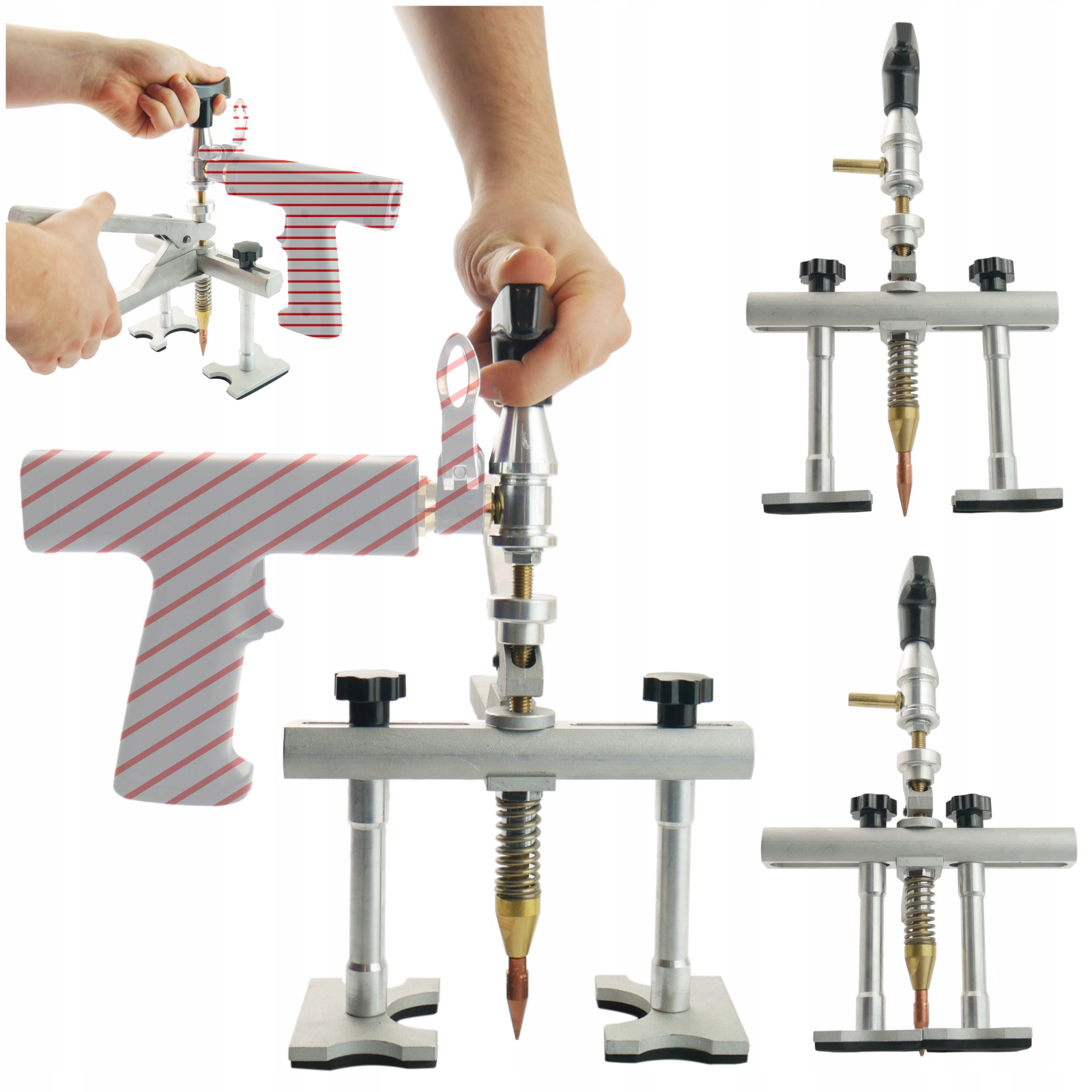 Quick Puller pro vytahování promáčklin Spotter elektroda M7 držák pistole