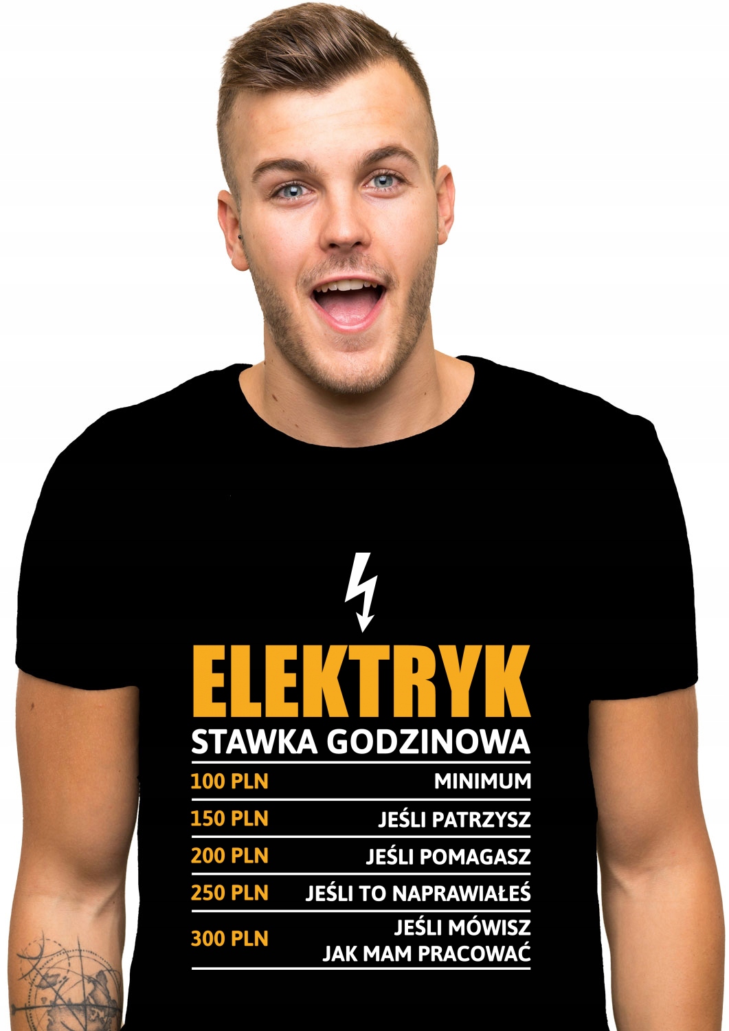 

koszulka Elektryk stawka godzinowa