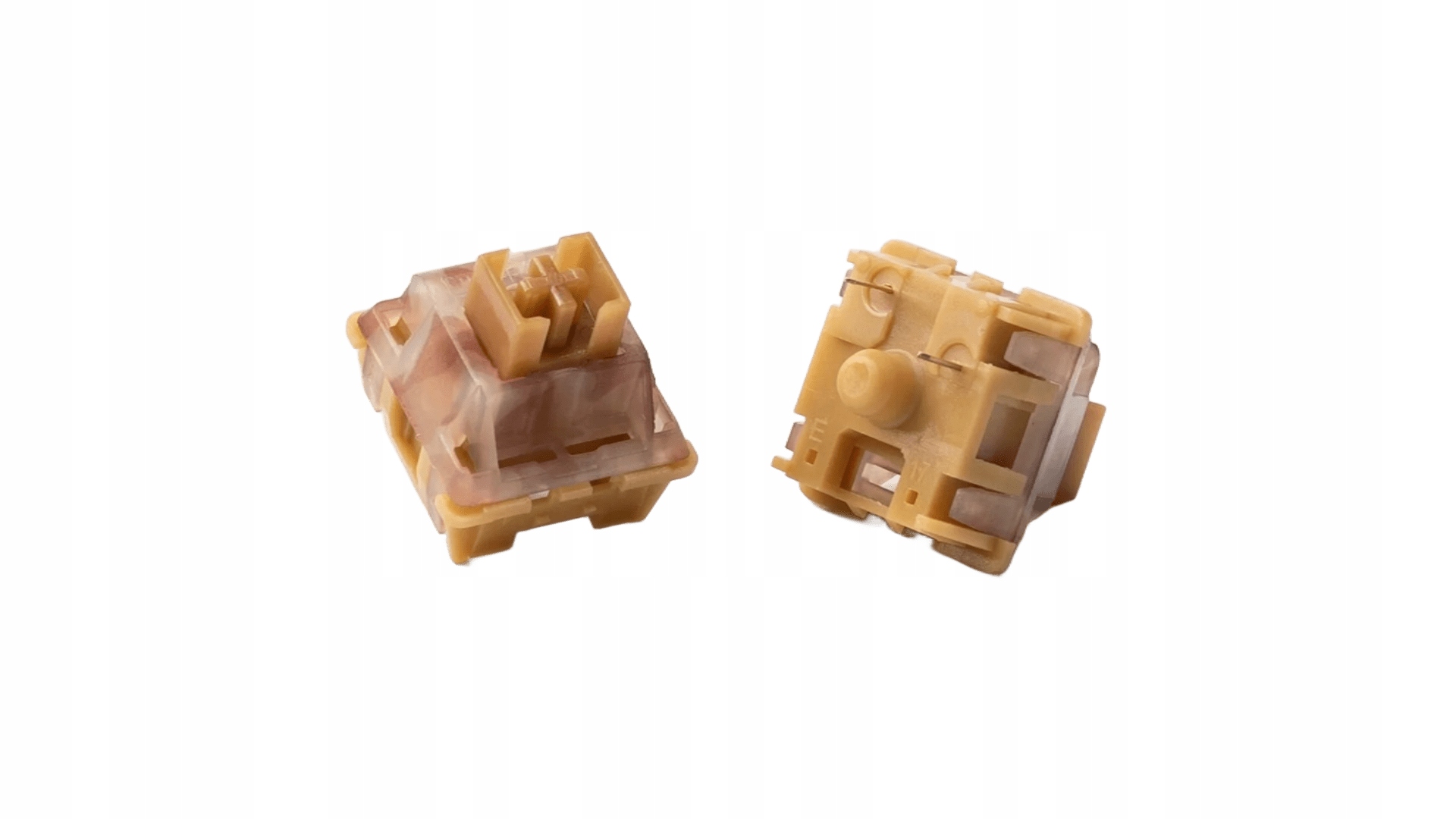 Keychron Camo Switch pro klávesnici, Lineární 3-pin MX Stem Wheat 110 ks