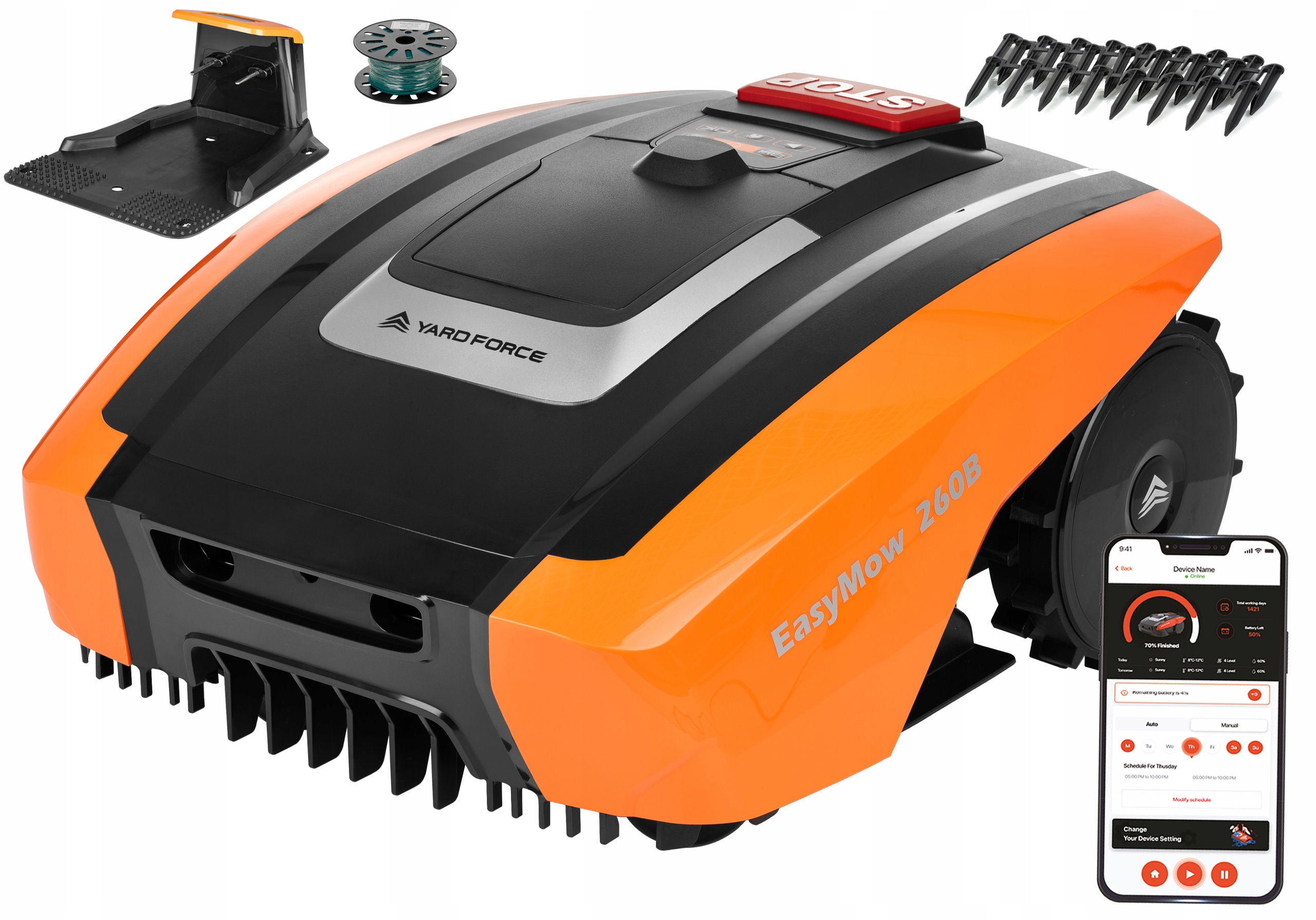 

Yard Force Robot Koszący 260M Bluetooth RE260