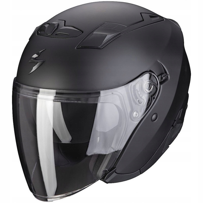 Scorpion EXO-230 Matt Black otvorená prilba s mixom na skúter M