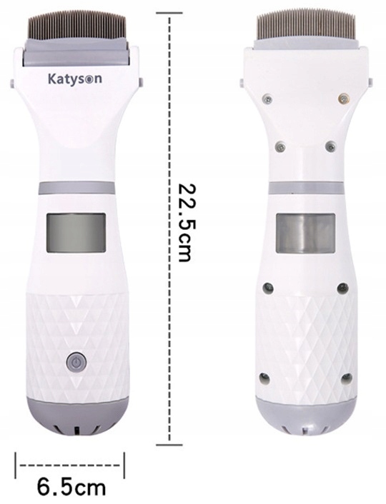 GRZEBIEŃ NA WSZY GNIDY USUWA PCHŁY ELEKTRYCZNY FILTR ODKURZACZ TERMINATOR EAN (GTIN) 5905723007921