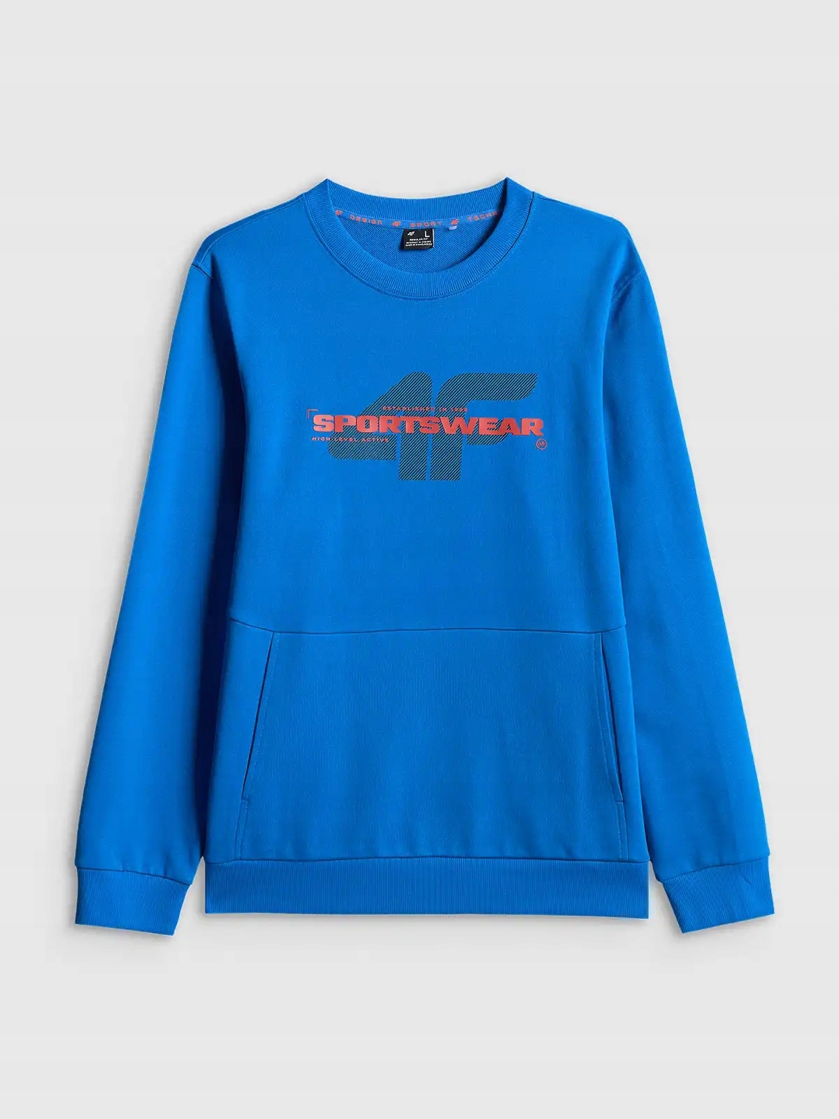 4F Pánská Mikina M2237 Modrá 3XL