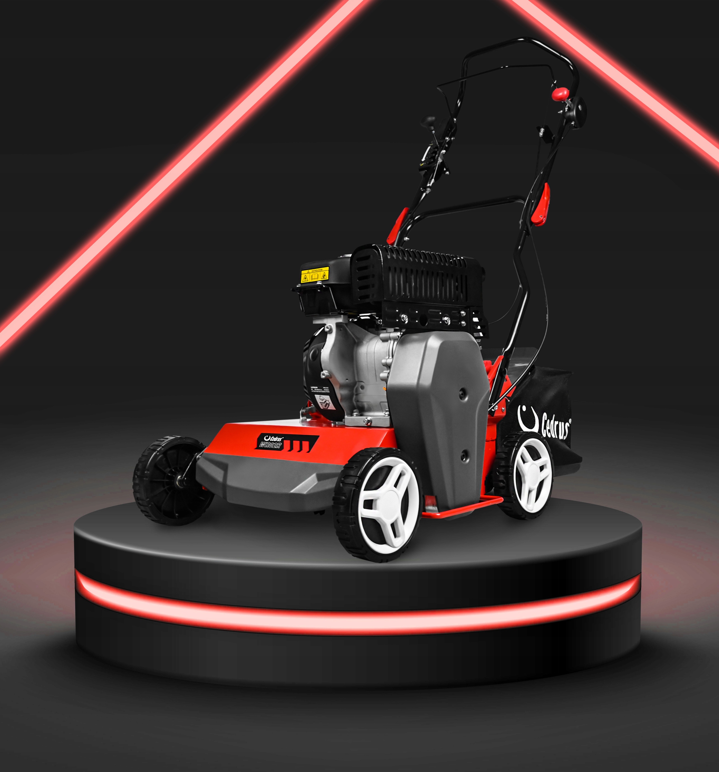 NIEZAWODNY WERTYKULATOR SPALINOWY CEDRUS 40CM DUŻY KOSZ ZESTAW OLEJ PRO XXL Stan opakowania oryginalne