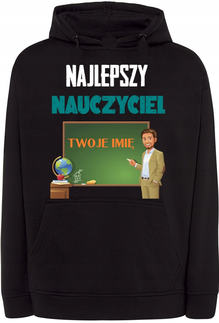 Mikina Nejlepší učitel, jméno vel. 3XL