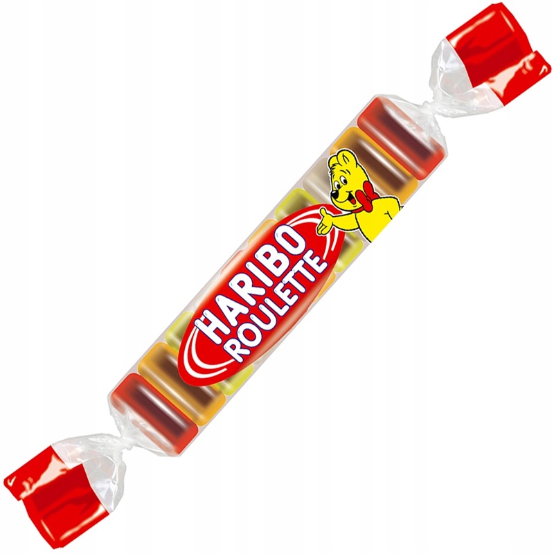 Levně Haribo Roulette Želé Bonbony Ovocné Haribo 25 g x 50 ks