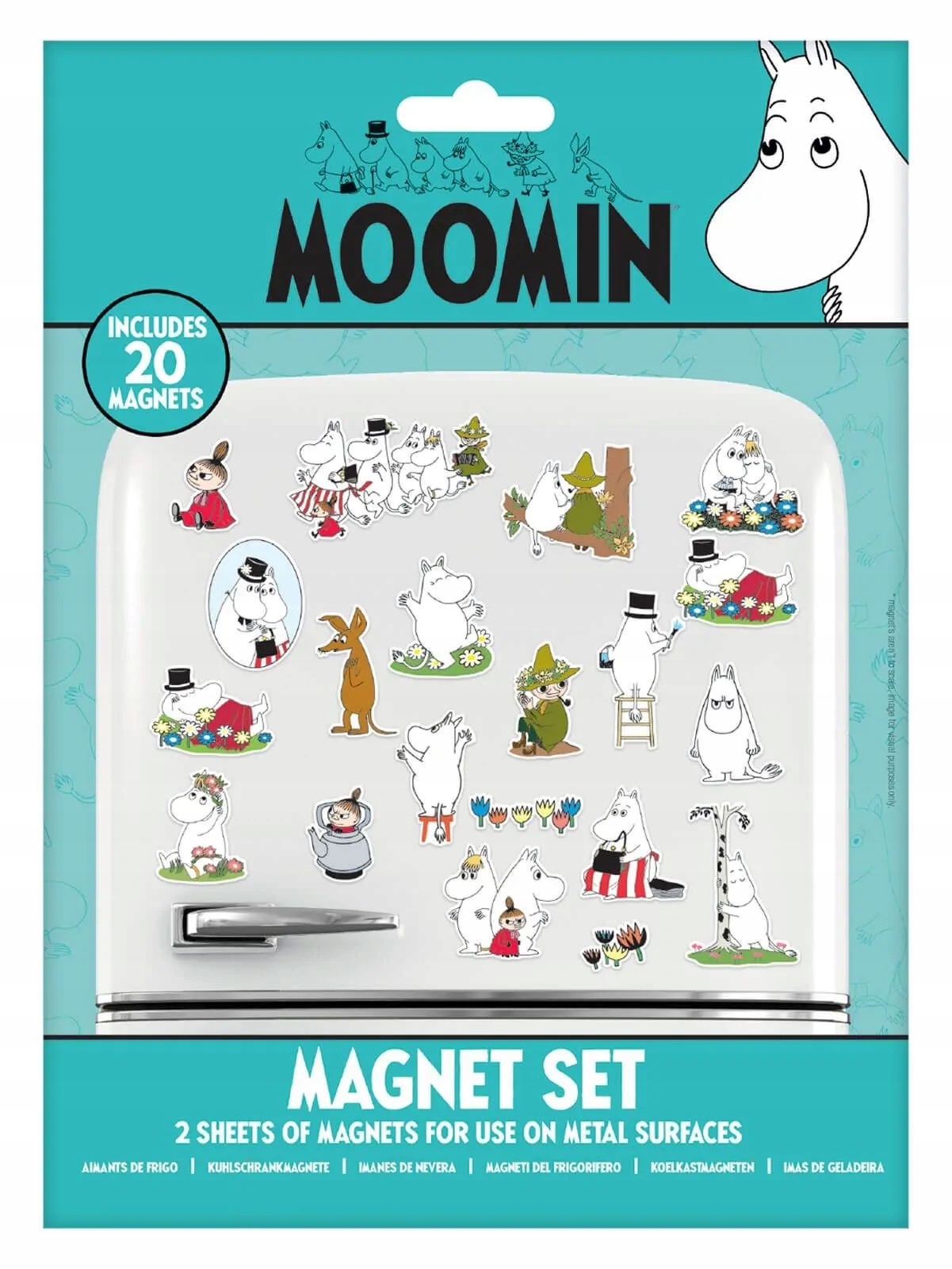 

Muminki Magnesy Na Lodówkę 20szt Oryginalne