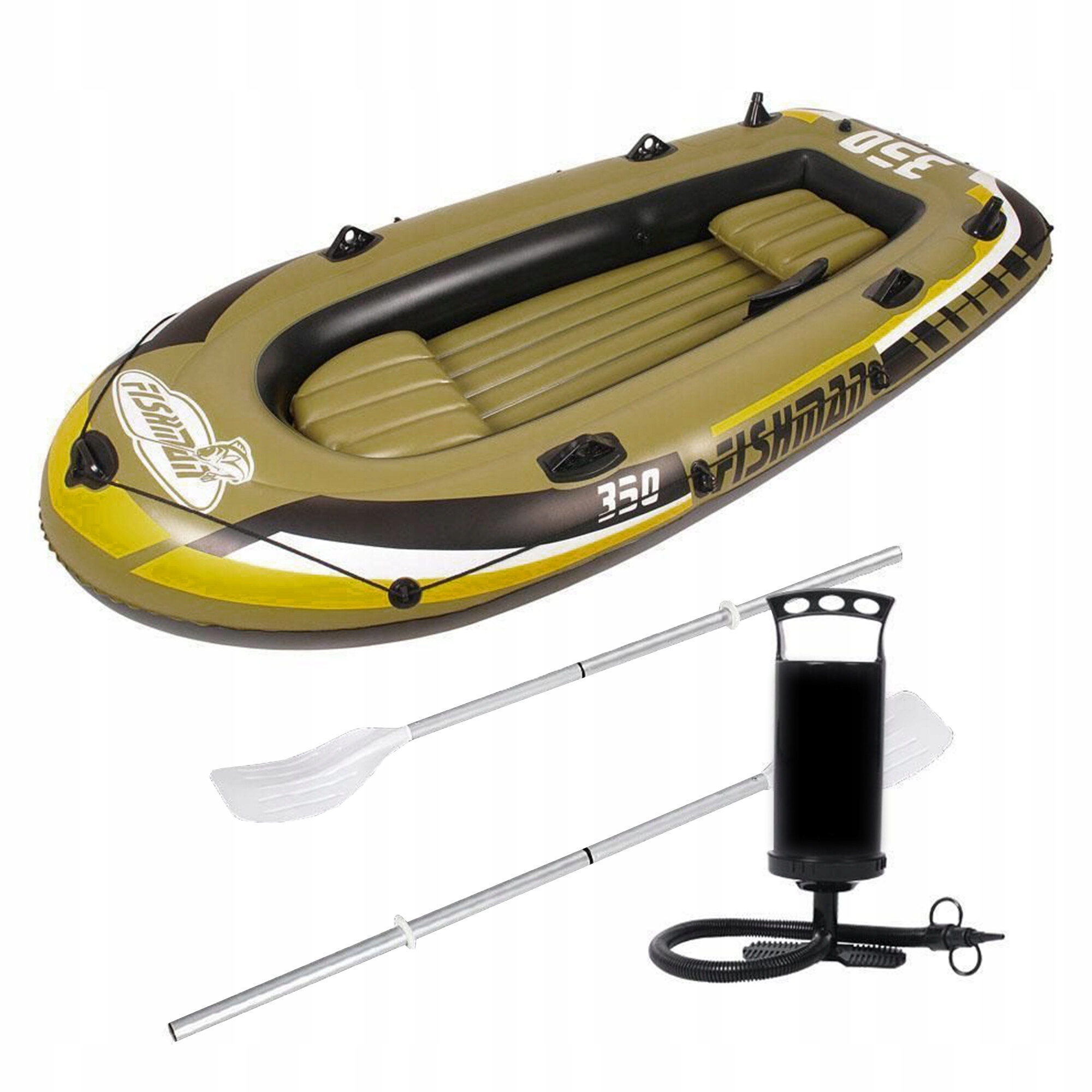 PONTON DMUCHANY WĘDKARSKI DLA 4 OSÓB 305x136x42 cm