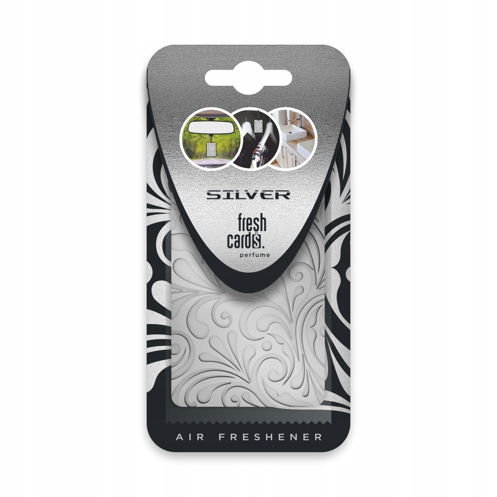 

Zawieszka zapachowa ReadySteady Fresh Cards Silver