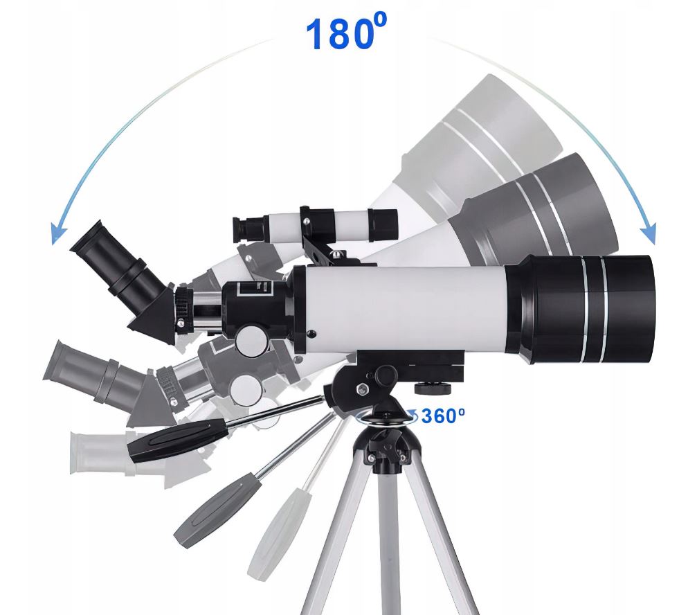 TELESKOP 70mm ASTRO LUNETA UCHWYT SMARTFON STATYW Model TELESKOP LUNETA ASTRO GOMEDIA WR852