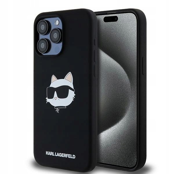 Pouzdro Pro Iphone 15 Pro Max Karl Lagerfeld Choupette Head Magsafe
