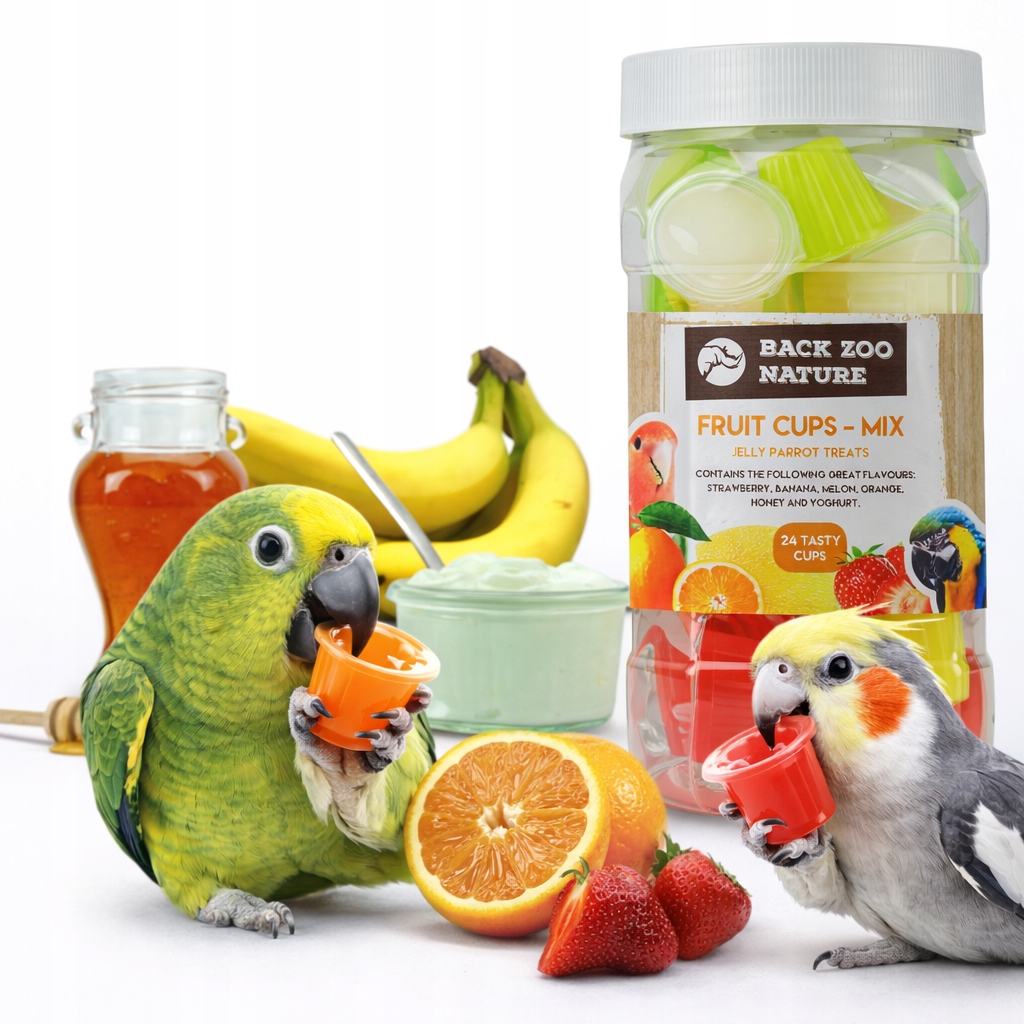 Želé pro papoušky Mix chutí 24 kusů