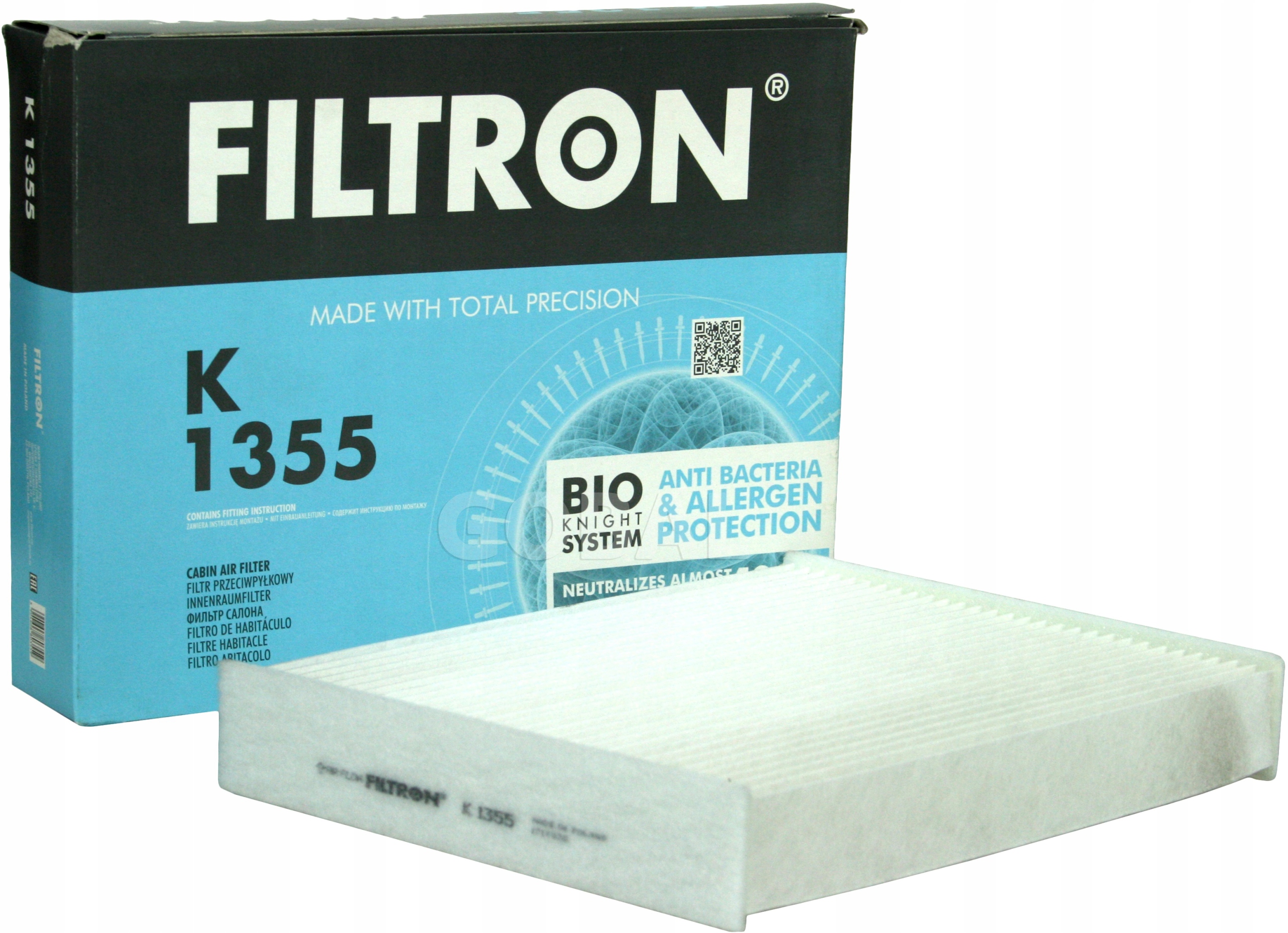 

Filtr kabinowy Filtron K 1355 Nissan Renault