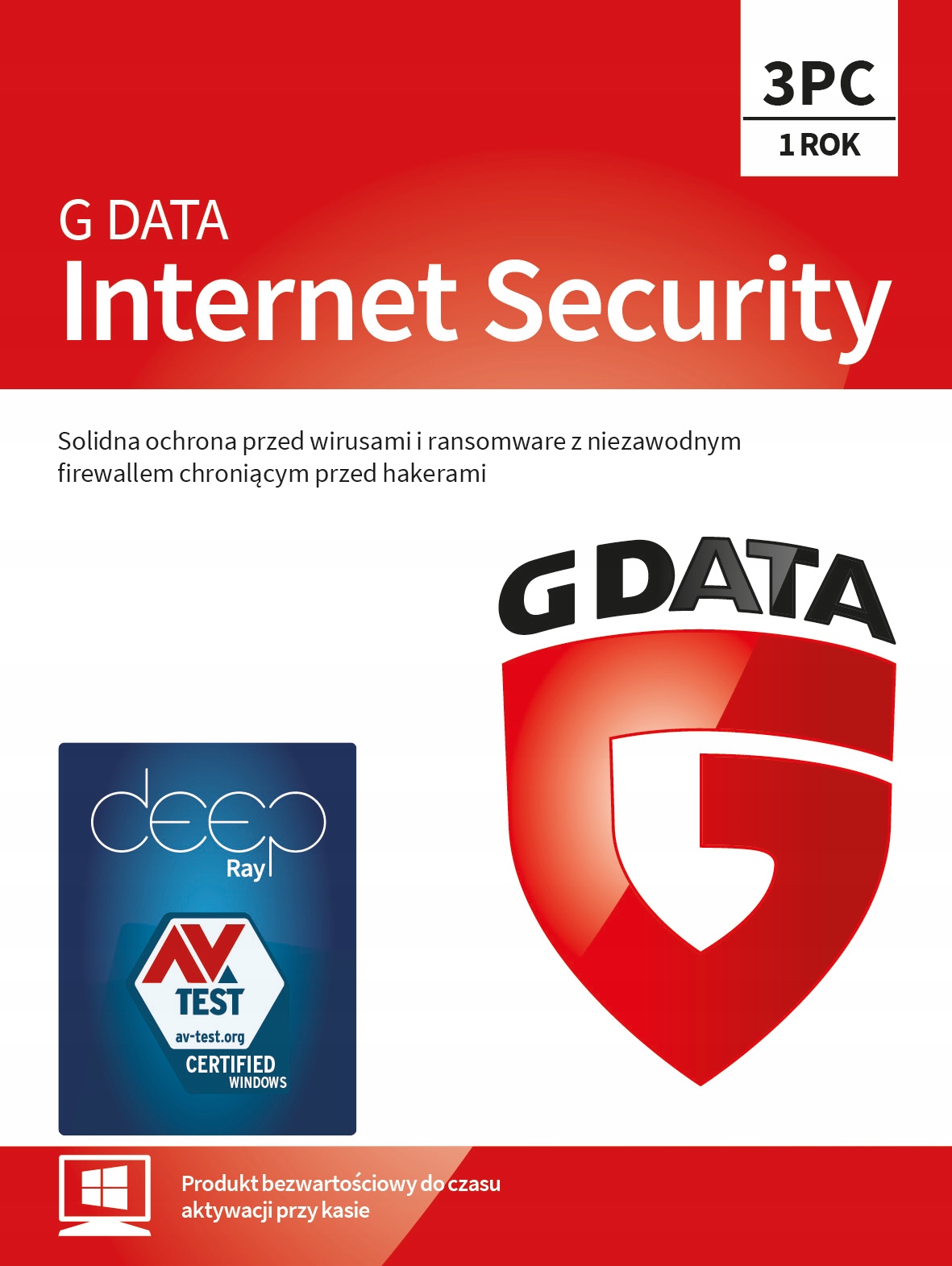 

G Data Internet Security 3PC 1rok Nowa Esd Pl