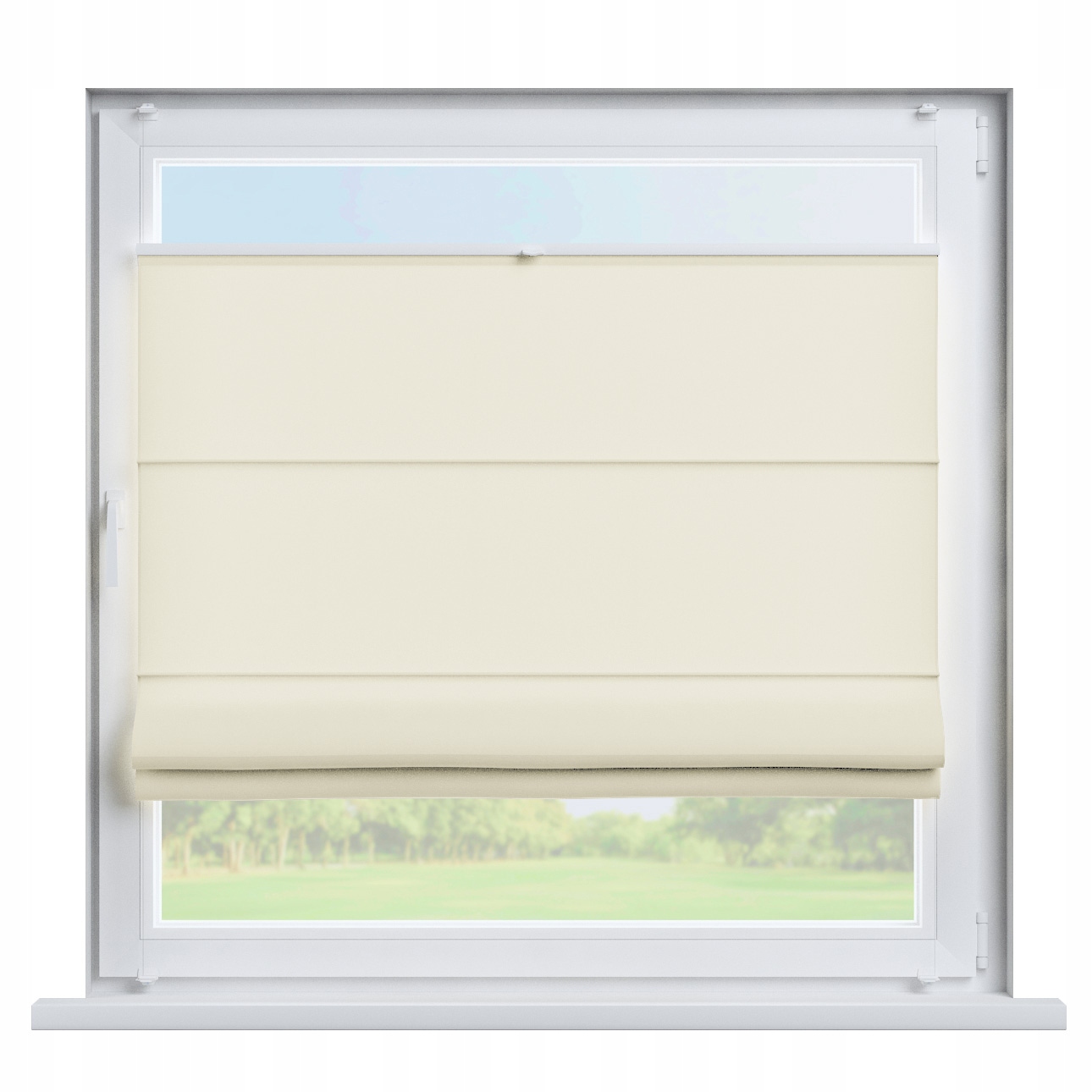 Dekoria Roleta plisé Římská Sicílie 130x170 bílá