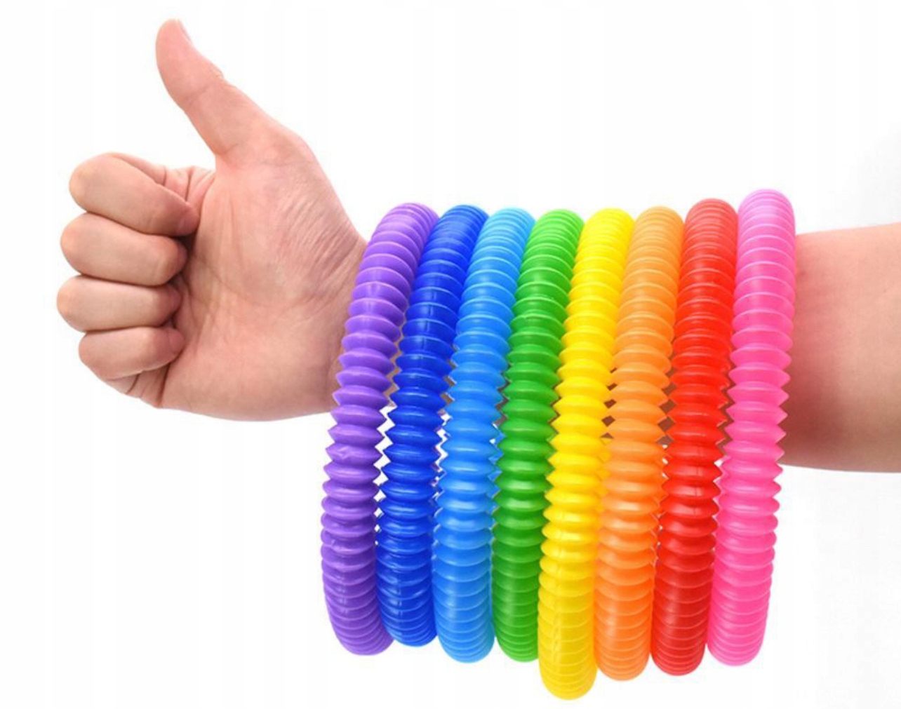 POP TUBE RURKI ANTYSTRESOWE ROZIĄGLIWE TUBY RURY ZABAWKA Marka inna