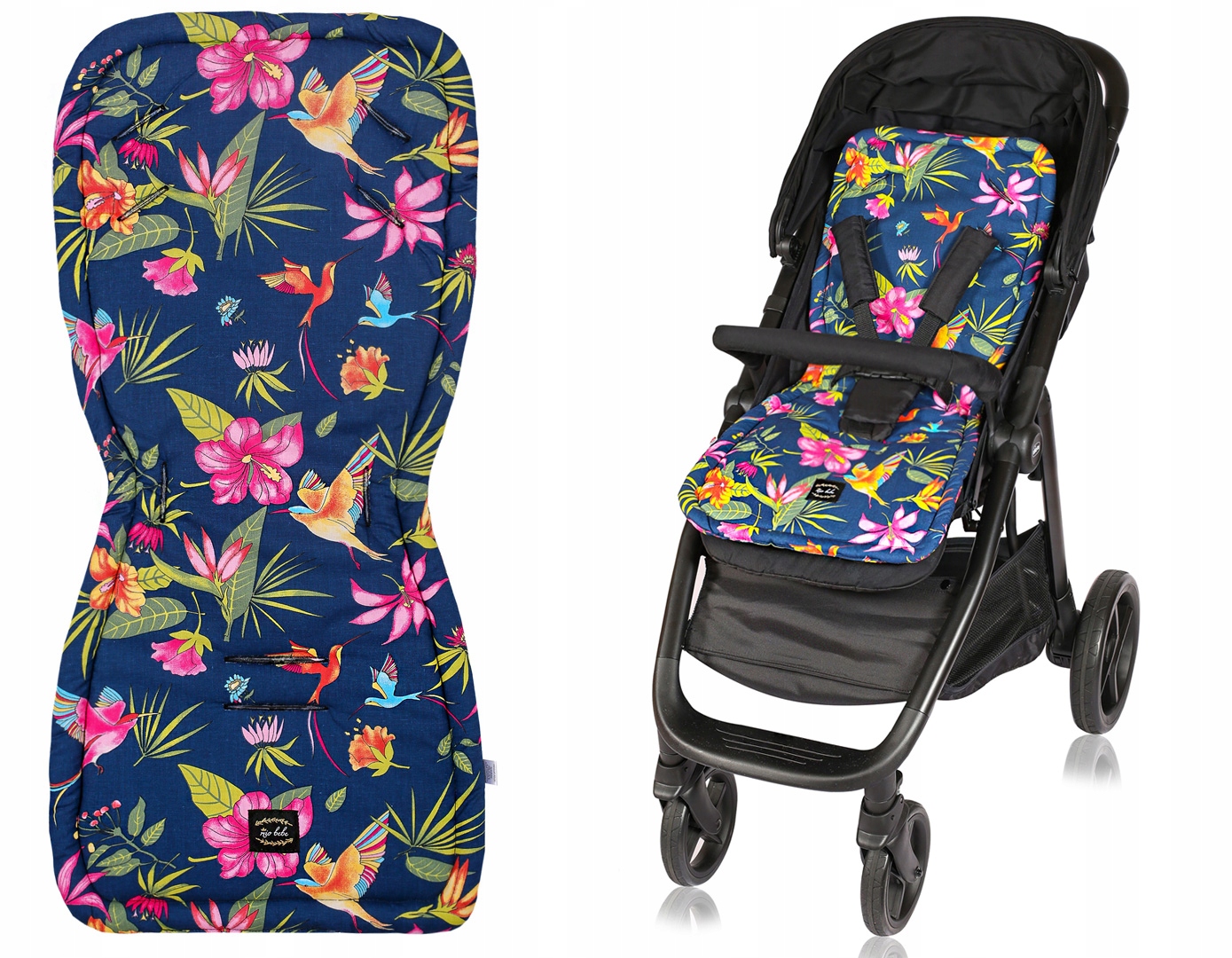 

Mio Bebe wkładka Bawełna do Spacerówki kolibry