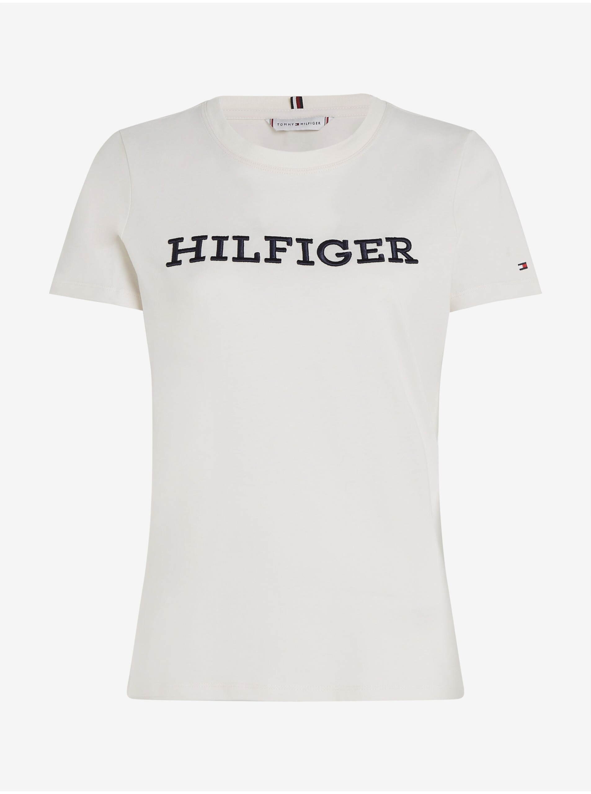 Tommy Hilfiger dámské tričko, béžové, Xs