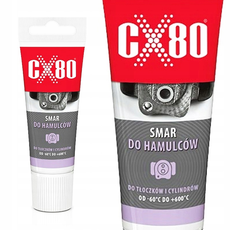 CX80 Smar Do Hamulców Tłoczków Cylinderków Ochrona Przed Korozją 40g CX-80