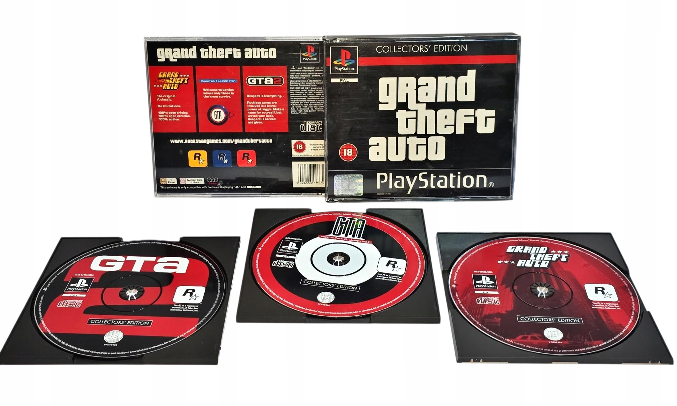 GRAND THEFT AUTO COLLECTOR'S PSX CZYTAJ OPIS !